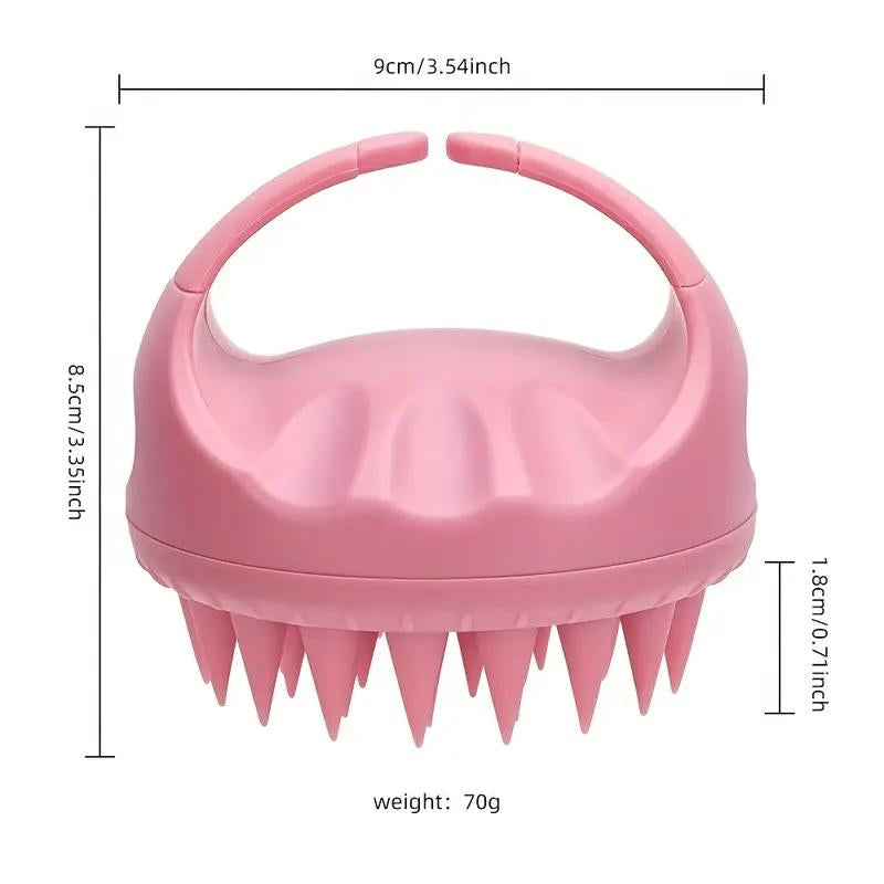 Silicone Scalp Massager Shampoo Brush