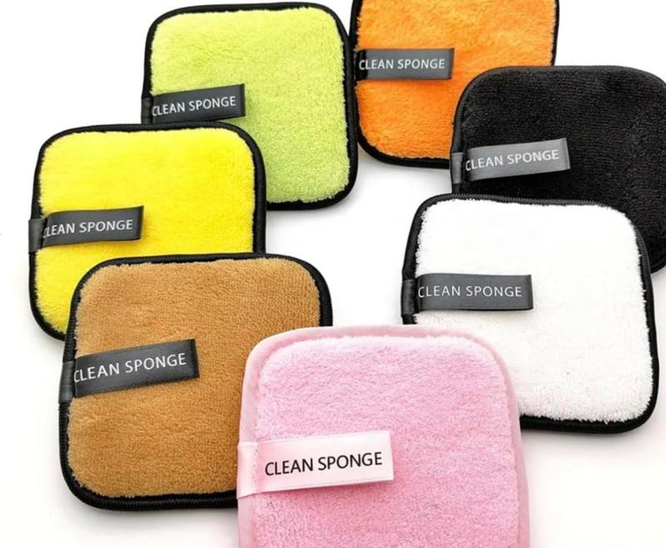 Coitraveler Reusable Microfiber Cotton Puff Face Cloth Makeup Removal All Skin Types