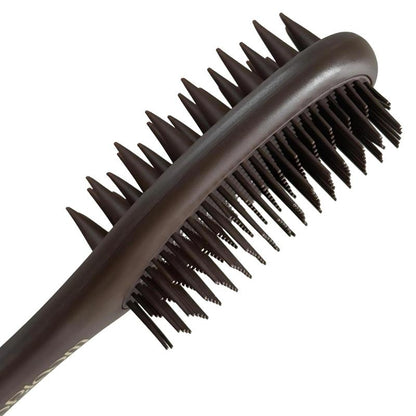 Abloomdant Halo Bloom Brush 2 in 1 Hair Health - Dual Action Detangling & Scalp Massager for All Hair Types - Protects Wet Hair, Prevents Breakage, Promotes Growth & Circulation - Compact, Lightweight, Travel Friendly