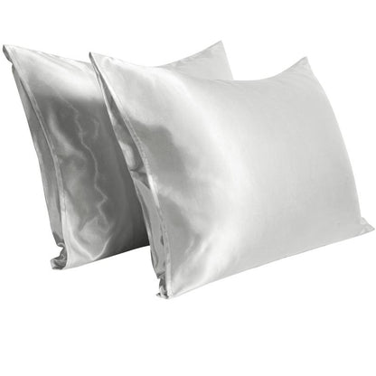 Bedsum Silky Satin Pillowcases for Hair and Skin, 2 Piece Ultra Soft and Cooling Pillow Cases