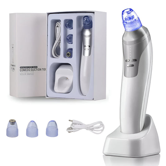 Blackhead Suction Instrument, Electric Blackhead Suction Artifact, Blackhead Removal Instrument, Home Use Beauty Instrument for Sucking Blackheads and Acne