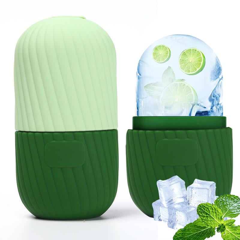 Ice Roller for Face and Eye Glow Naturally and Skincare, Ice Face Roller, Ice Facial Cube, Gua Sha Face Massage, Ice Roller Face for Beauty and Skin Care Gift for Men & Women Face Ice Roller Lifting Grid Puffiness Relief