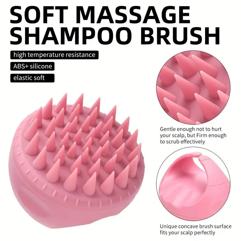 Silicone Scalp Massager Shampoo Brush