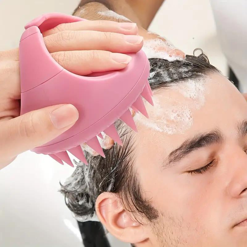 Silicone Scalp Massager Shampoo Brush
