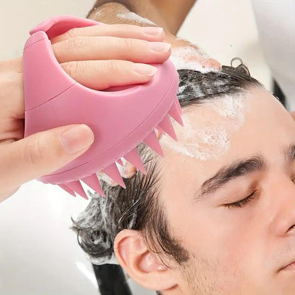 Silicone Scalp Massager Shampoo Brush
