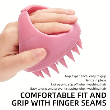 Silicone Scalp Massager Shampoo Brush
