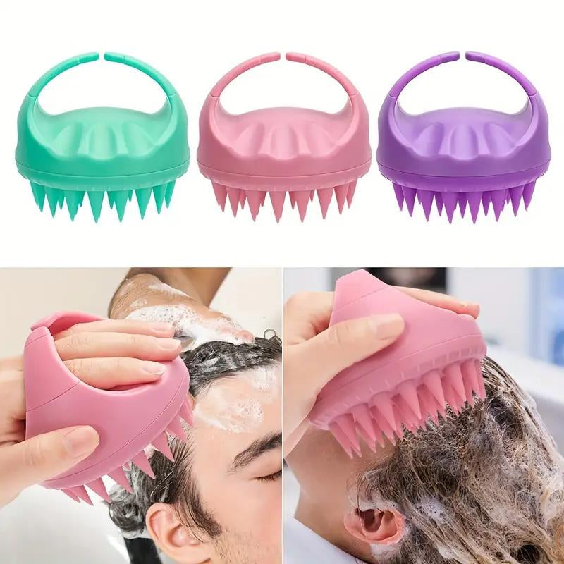 Silicone Scalp Massager Shampoo Brush