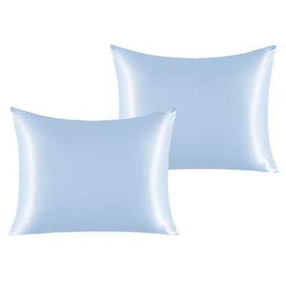Bedsum Silky Satin Pillowcases for Hair and Skin, 2 Piece Ultra Soft and Cooling Pillow Cases